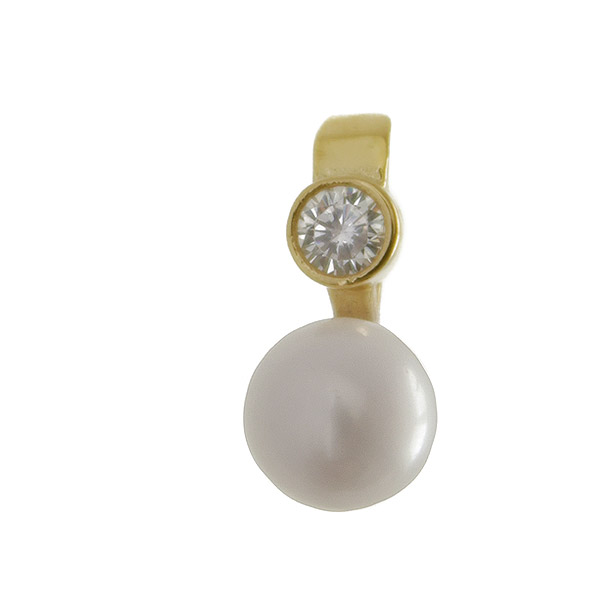 Z50-592 Zlatý přívěsek s perlou