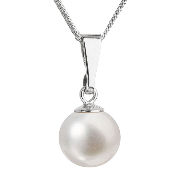 22008.1 Stříbrný náhrdelník s pravou říční perlou