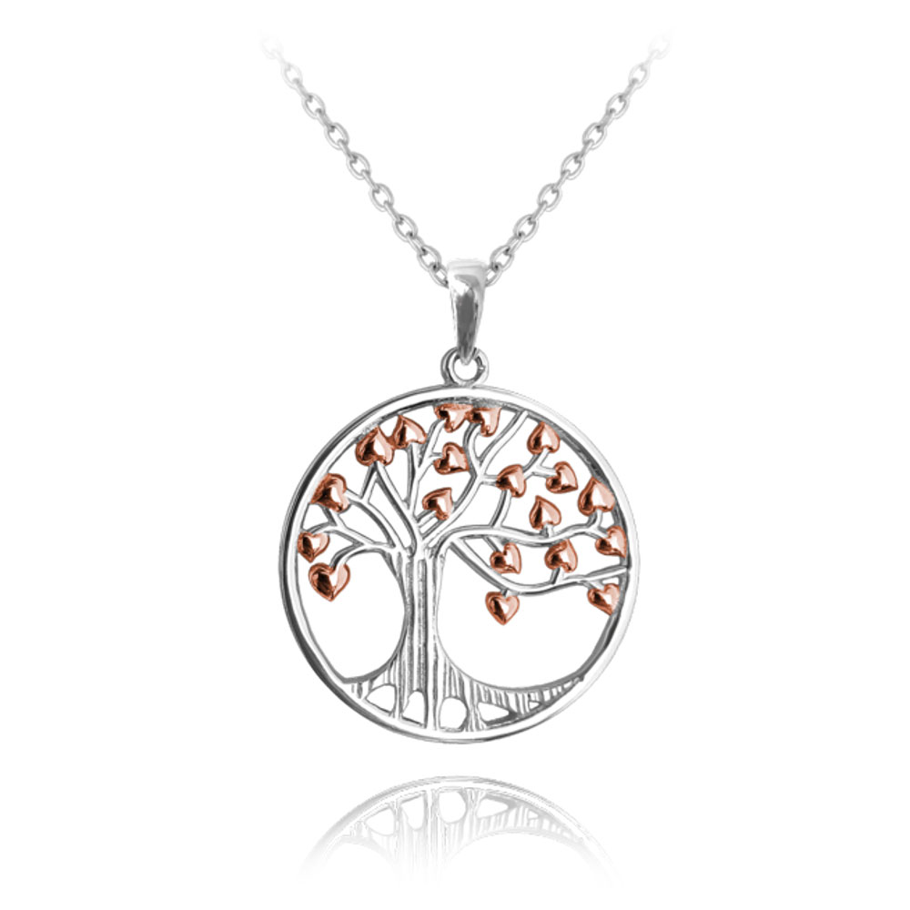 S50-317 Stříbrný náhrdelník Strom života