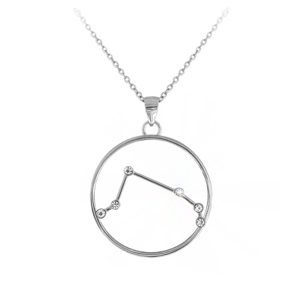 S50-337 Stříbrný náhrdelník znamení Beran