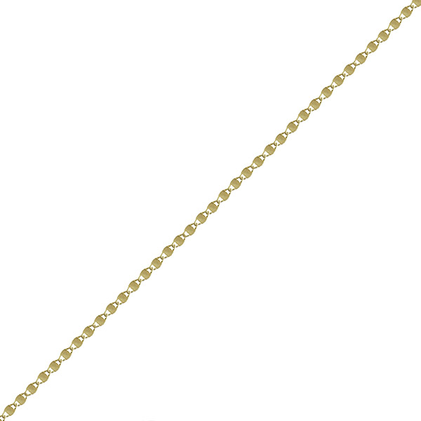 Z20-269 Plochý řetízek ze žlutého zlata