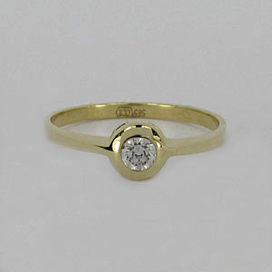 Z70-114 Zlatý prsten zásnubní